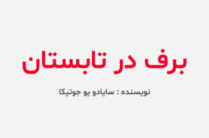 دانلود کتاب برف در تابستان سایادو یو جوتیکا